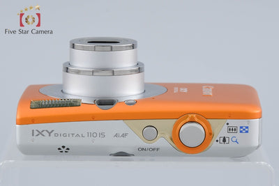 [Used] Canon IXY Digital 110 IS Orange Compact Digital Camera with Original Box