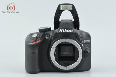 [Used] Nikon D3200 Double Zoom Kit Black