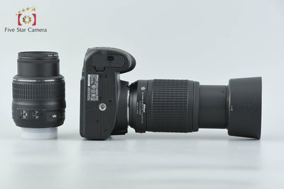 [Used] Nikon D3200 Double Zoom Kit Black