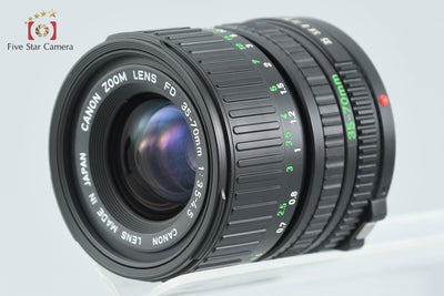 [Used] Canon AE-1 PROGRAM Black + New FD 35-70mm f/3.5-4.5