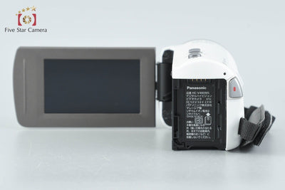 [Used] Panasonic HC-V480MS White Digital High-Definition Video Camera with Original Box