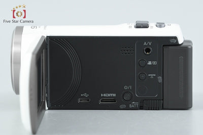 [Used] Panasonic HC-V480MS White Digital High-Definition Video Camera with Original Box
