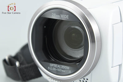 [Used] Panasonic HC-V480MS White Digital High-Definition Video Camera with Original Box