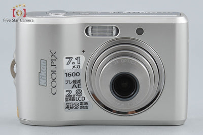 [Used] Nikon COOLPIX L16 Silver Compact Digital Camera