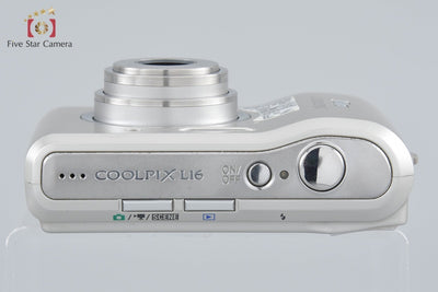 [Used] Nikon COOLPIX L16 Silver Compact Digital Camera