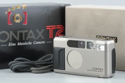 Used: CONTAX T2 Compact Film Camera with Original Box