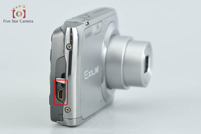 [Used] CASIO EXILIM EX-Z370 Silver Compact Digital Camera