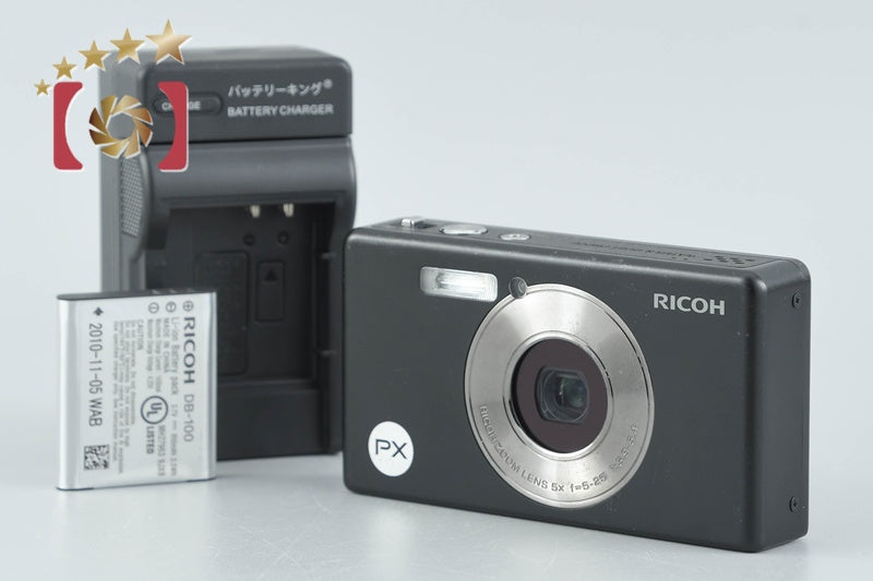 【中古】RICOH リコー PX ブラック 防水デジタルカメラ