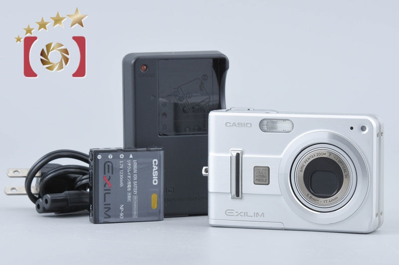 【中古】Casio カシオ EXILIM EX-Z57 シルバー コンパクトデジタルカメラ