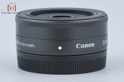 [Used] Canon EF-M 22mm f/2 STM Black