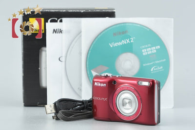 【中古】Nikon ニコン COOLPIX L26 レッド コンパクトデジタルカメラ 元箱付き