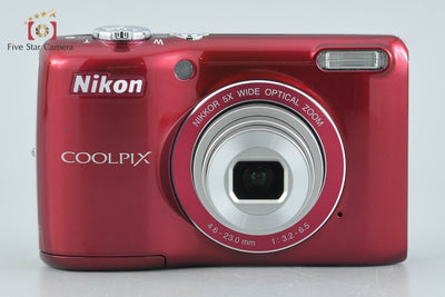 【中古】Nikon ニコン COOLPIX L26 レッド コンパクトデジタルカメラ 元箱付き