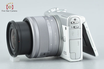 【中古】Canon キヤノン EOS M100 EF-M 15-45 IS STM レンズキット ホワイト