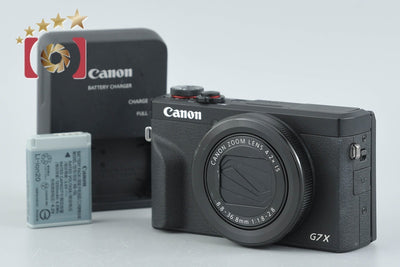 【中古】Canon キヤノン PowerShot G7 X Mark III ブラック コンパクトデジタルカメラ