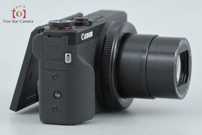 【中古】Canon キヤノン PowerShot G7 X Mark III ブラック コンパクトデジタルカメラ