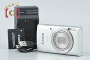 【中古】Canon キヤノン IXY 180 シルバー コンパクトデジタルカメラ