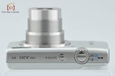 【中古】Canon キヤノン IXY 180 シルバー コンパクトデジタルカメラ