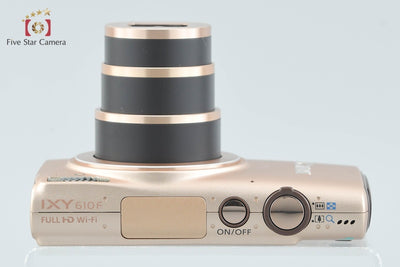 【中古】Canon キヤノン IXY 610F ゴールド コンパクトデジタルカメラ