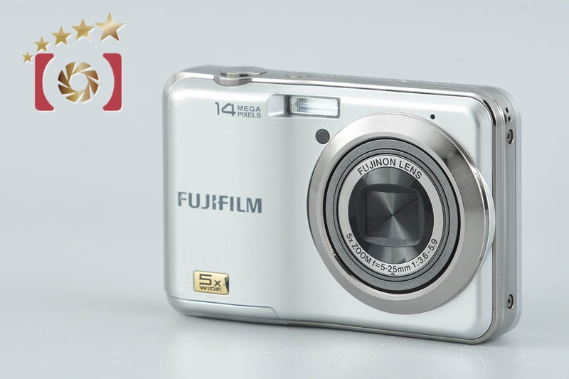 【中古】FUJIFILM 富士フイルム FINEPIX AX250 シルバー コンパクトデジタルカメラ