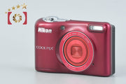 【中古】Nikon ニコン COOLPIX L30 レッド コンパクトデジタルカメラ
