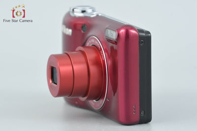 【中古】Nikon ニコン COOLPIX L30 レッド コンパクトデジタルカメラ