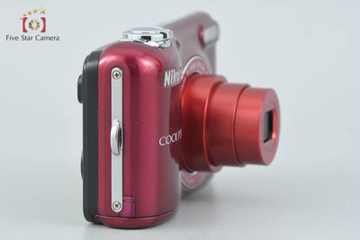 【中古】Nikon ニコン COOLPIX L30 レッド コンパクトデジタルカメラ
