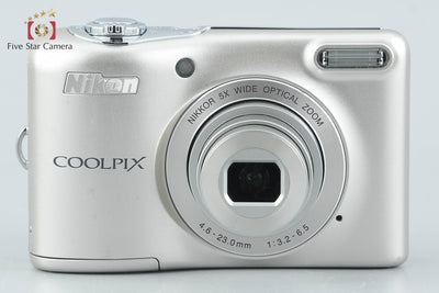 【中古】Nikon ニコン COOLPIX L32 シルバー コンパクトデジタルカメラ