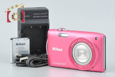 【中古】Nikon ニコン COOLPIX S3300 ストロベリーピンク コンパクトデジタルカメラ