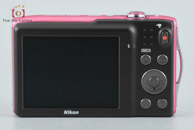 【中古】Nikon ニコン COOLPIX S3300 ストロベリーピンク コンパクトデジタルカメラ