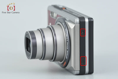 【中古】OLYMPUS オリンパス μ-7020 レッド コンパクトデジタルカメラ