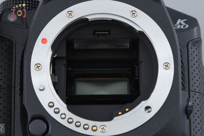 【中古】PENTAX ペンタックス K-30 ブラック デジタル一眼レフカメラ シャッター回数僅少 元箱付き