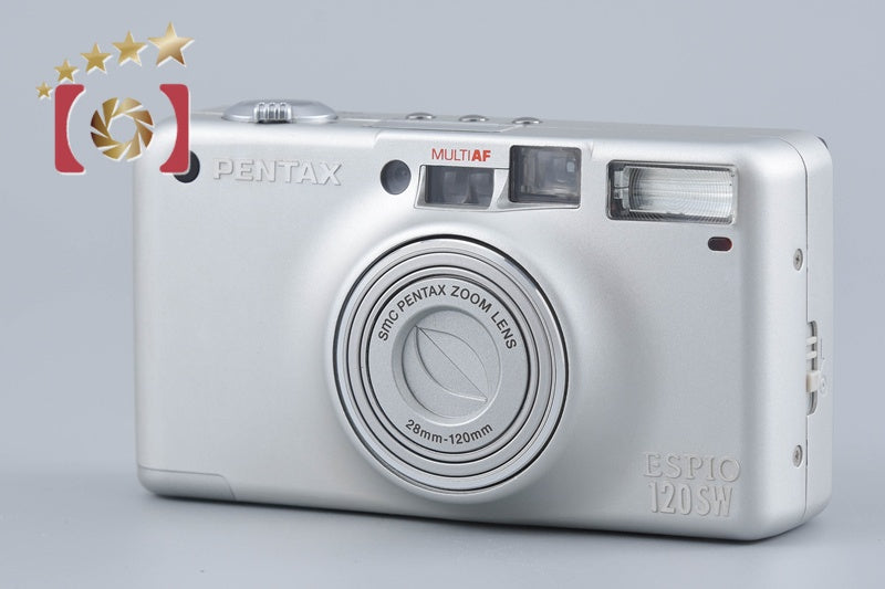 【中古】PENTAX ペンタックス ESPIO 120SW シルバー コンパクトフィルムカメラ