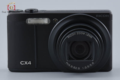 【中古】RICOH リコー CX4 ブラック コンパクトデジタルカメラ シャッター回数僅少