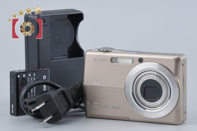 【中古】CASIO カシオ EXILIM ZOOM EX-Z600 ゴールド コンパクトデジタルカメラ