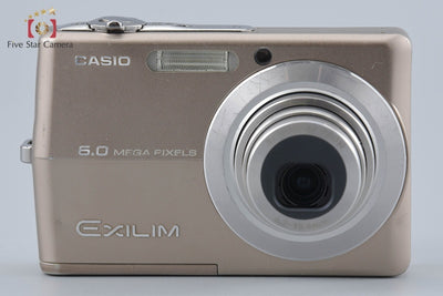 【中古】CASIO カシオ EXILIM ZOOM EX-Z600 ゴールド コンパクトデジタルカメラ