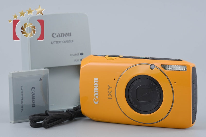 【中古】Canon キヤノン IXY 30S イエロー コンパクトデジタルカメラ