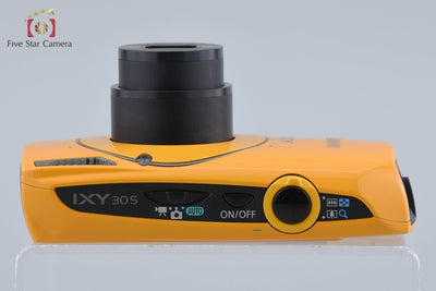 【中古】Canon キヤノン IXY 30S イエロー コンパクトデジタルカメラ