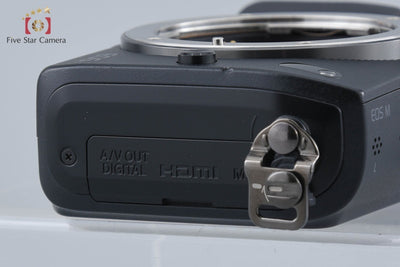 【中古】Canon キヤノン EOS M ブラック ミラーレス一眼カメラ
