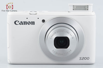 [Used] Canon PowerShot S200 White 7-Eleven Model Compact Digital Camera