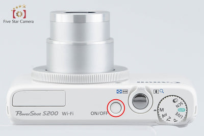 [Used] Canon PowerShot S200 White 7-Eleven Model Compact Digital Camera