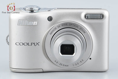 【中古】Nikon ニコン COOLPIX L30 シルバー コンパクトデジタルカメラ