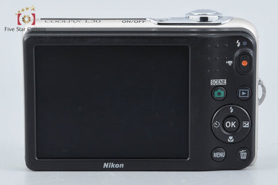 【中古】Nikon ニコン COOLPIX L30 シルバー コンパクトデジタルカメラ