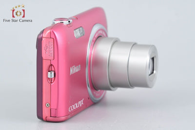 [Used] Nikon COOLPIX S3500 Strawberry Pink Compact Digital Camera