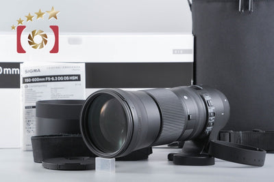 【中古】SIGMA シグマ 150-600mm f/5-6.3 DG OS HSM Contemporary キヤノン用 元箱付き