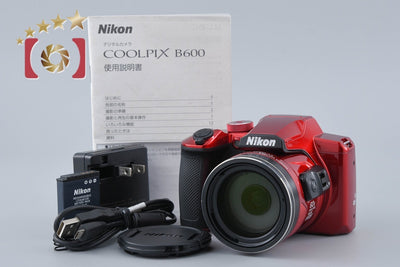 【中古】Nikon ニコン COOLPIX B600 レッド コンパクトデジタルカメラ