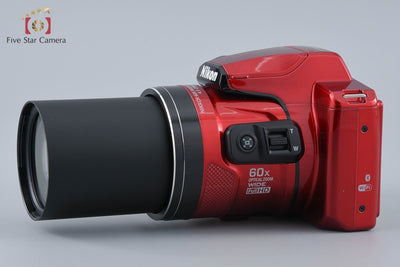 【中古】Nikon ニコン COOLPIX B600 レッド コンパクトデジタルカメラ
