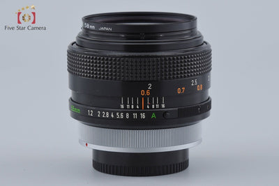 【中古】Canon キヤノン FD 55mm f/1.2 S.S.C.