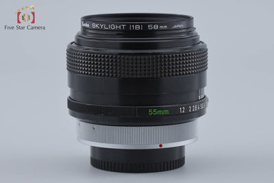 【中古】Canon キヤノン FD 55mm f/1.2 S.S.C.
