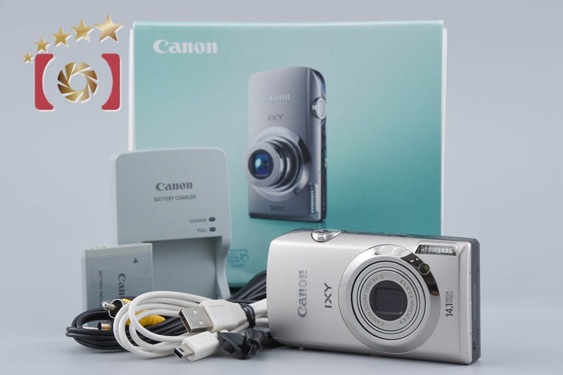 [Used] Canon IXY 10S Silver Compact Digital Camera with Original Box