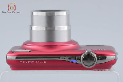 【中古】FUJIFILM 富士フイルム FINEPIX JX400 レッド コンパクトデジタルカメラ